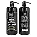 Dead Sea Collection Mens Body Wash 3 in 1 – Amber Wood Body Wash for Men – Shower Gel – Shampoo – Shower Soap for Face and Hair – Pack of 2 Bottles (33.8 Fl. Oz. Each)