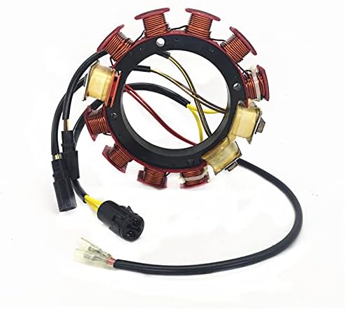 Stator For Johnson Evinrude Outboard 35Amp 173-4643 18-5862 18-5877 584643 763779 1993-2001 185 200 225 250 300HP 6/8Cylinder 2Stroke Comm Loop Charged