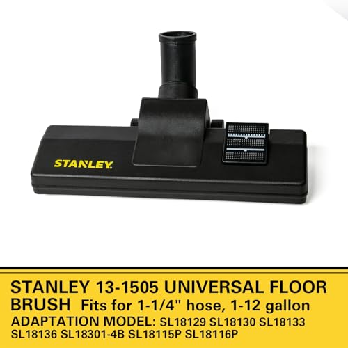 Image of Stanley 13-1505 Universal Floor Brush for Wet /Dry Vacuums with a 1.25 inch Hose