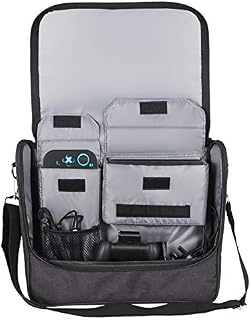 Kootek Messenger Bag for Nintendo Switch, Travel Carrying Storage Bags for Switch Console