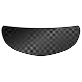 Solid Black Universal Perforated Motorcycle Helmet Visor Tint Shield Sticker Decal