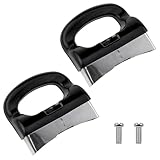 XZW 2PCS Universal Removable Pot Handle Pot Lid Handle Replacement Parts Household Kitchen Utensils Fag Pressure Cooker Parts Single-Hole Black (2.72 * 2.48 * 0.9inch)