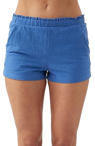 Short en lin O'NEILL femme ultra confortable à poches et taille élastique