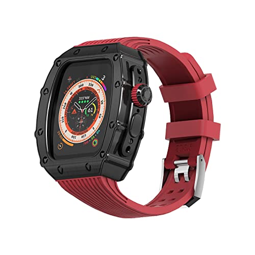Funda de metal para iWatch Ultra 49mm que transforma tu reloj con máxima protección