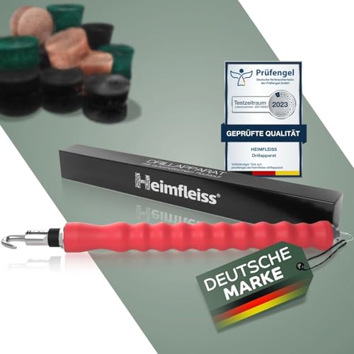 Heimfleiss Draht Driller Drillapparat mit aut. Rücklauf - Universal Drahtbinder Rödelzange für Zaunbau Gärtner und Floristen - Bindedraht Rödler Twister für Blumendraht Wickeldraht & Floristendraht