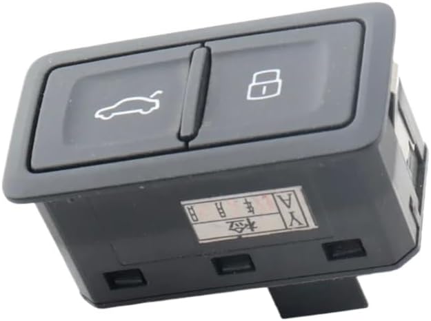 Electric Power Trunk Lock Switch Button Trunk Lid Lock Compatible With Models 4G0959831D 4G0 959831 B Compatible With A4 A6 A7 A8 Q3 Q5 Q7