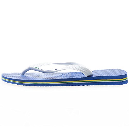 Chinelo Brasil Logo, Havaianas, Adulto Unissex, Azul Naval, 39/40
