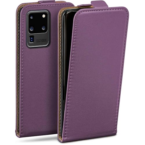 Housse Samsung Galaxy S20 Ultra MoEx lilas à clapet aimanté