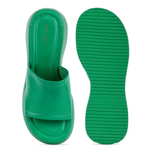 Image of Lino Perros womens Lino Perros Everyday Platform Sliders Heeled Sandal