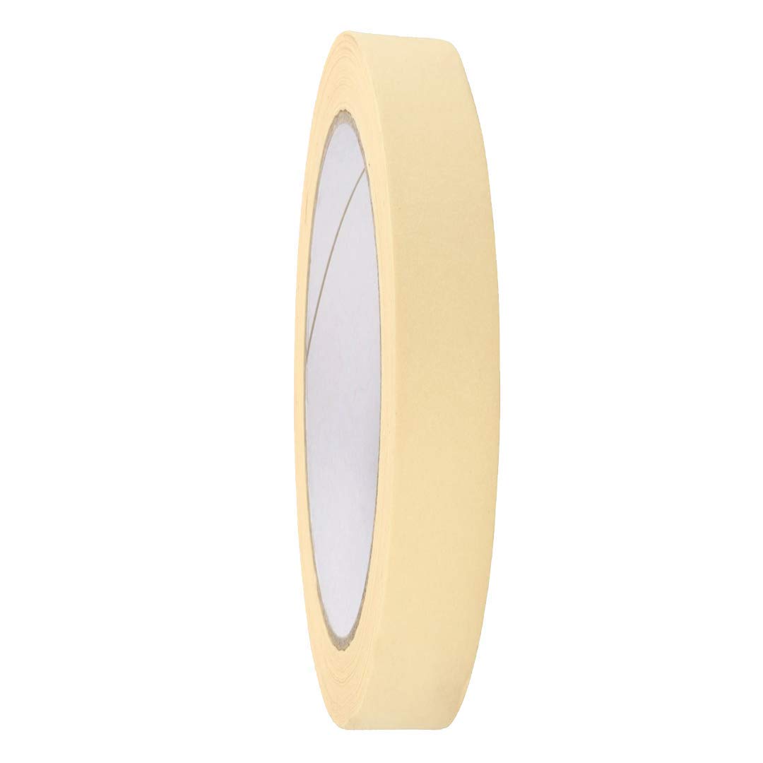 AIRIZ CRAFTSFY Masking Tape 3/4 inch 18 mm x 15Meters (Pack of 2pc) of Multi-Use, Easy Tear Tape. Great for Carpenter Labeling, Painting, Packing and More. Adhesive Leaves No Residue. (8) 2