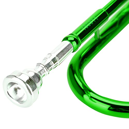 Wind Instrument, Kids Trumpet Brass Instruments Trumpet For Home School Band(Green) #TOP6