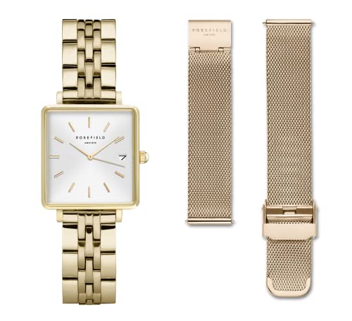 Rosefield Set regalo orologio da donna con bracciale in acciaio
