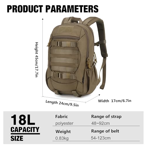 Image of Mardingtop 18L /28L Backpack Tactical Trekking Backpack Outdoor Hiking Backpacks for Camping Hiking Travel
