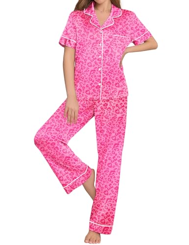 Ekouaer Women's Silk Pajama Set - Use Code R2F4TGP4