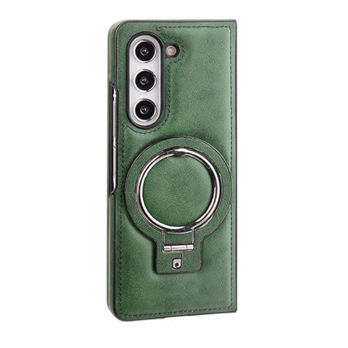 Coque Galaxy Z Fold 4 antichoc verte étui protection intégrale cuir