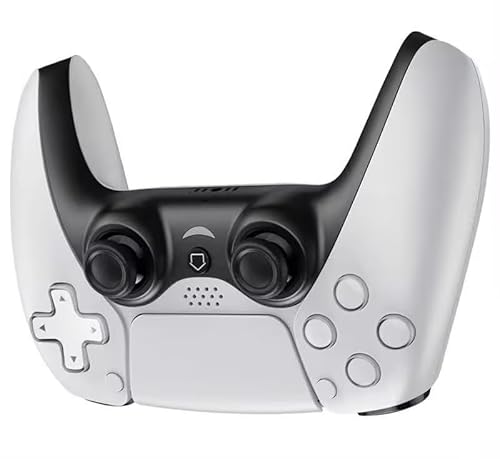 ゲームコントローラー ゲームパッド ホワイトのシンプルデザイン ワイヤレス接続 大容量バッテリー 連射機能 振動機能 耐久性のあるボタン付きコントローラー