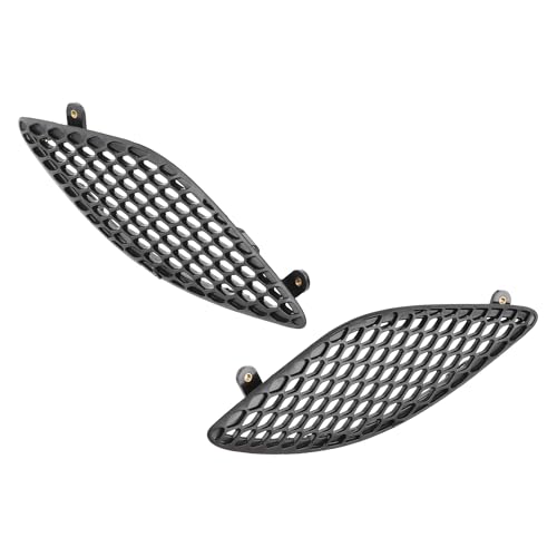 Right and Left Hood Scoop Textured Black Performance Style Compatible with 2015-2020 Dodge Charger