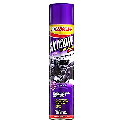 Luxcar Silicone Spray Lavanda 400 ml – Protetor e Lubrificante Perfumado