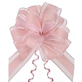 6 PCS Large Pull Bows,Bows for Gift Wrapping,Christmas Party Birthday Gift Wedding Ribbon Bows for W