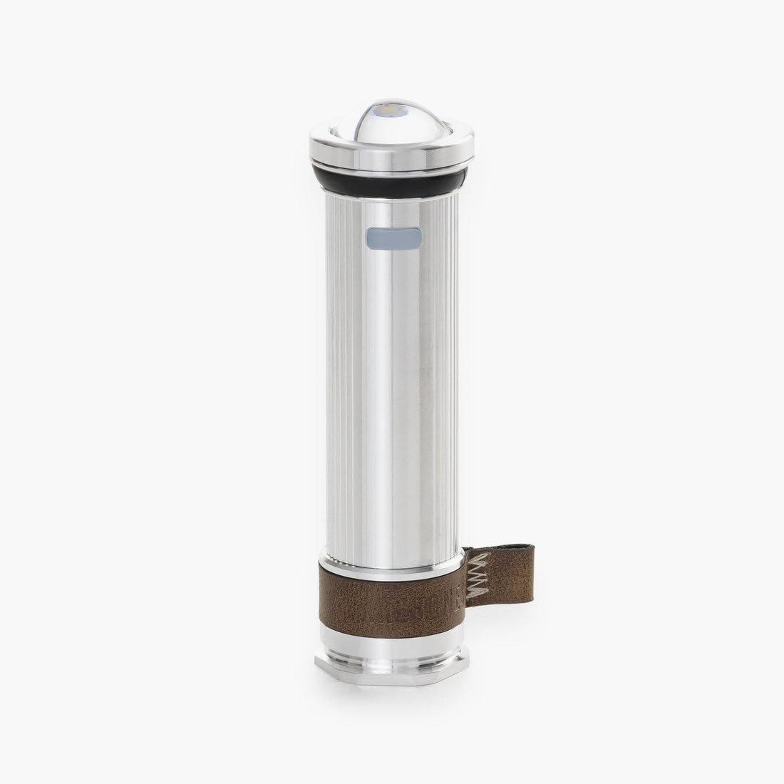 Barebones Mini-Taschenlampe – Vintage Stilvolle Wiederaufladbare Taschenlampe mit Dimmbarer Helligkeit, Magnetfuß und Kerzenflackermodus – Kompakte Reise- und Campingleuchte (Aluminium)