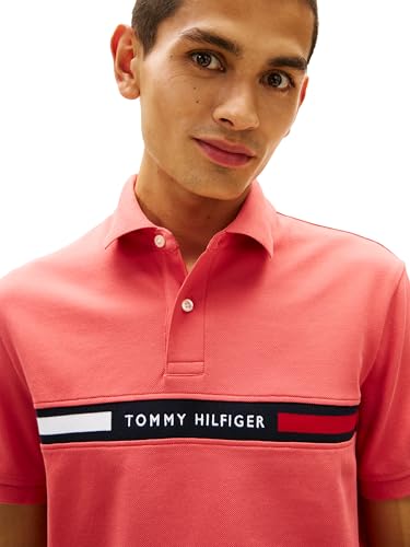 Image of Tommy Hilfiger Men's Short Sleeve Casual Polo Shirts in Regular Fit with Chest Logo Designs