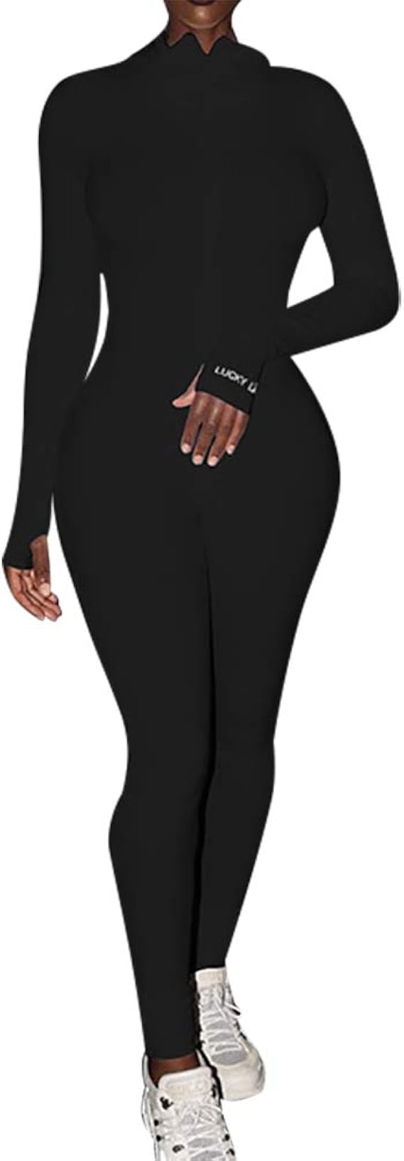 Echoine Women's One-Piece Bodycon Jumpsuit - Flaunt Your Figure in Style!