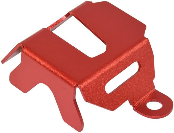 Motorbike Rear Brake Oil Fluid Reservoir Cap Guard Cover For Yamaha Tenere 700 XTZ700 T7 2019 2020 2021 2022 (Red)