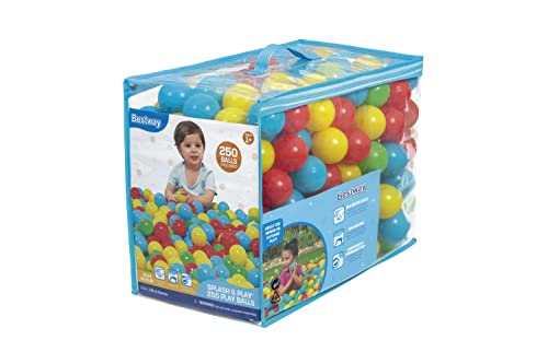 Image of Bestway Plastic Play Balls for Indoor Play, Ball Pit, Bouncers
