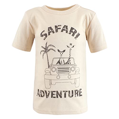 Hudson Baby Unisex Baby Short Sleeve T-Shirts, Safari Adventure, 3 Toddler #TOP6