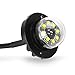 Hideaway Strobe Lights White High Power 24W 8 Chipsets Surface Mount Waterproof Hideaway Emergency Lights (White)