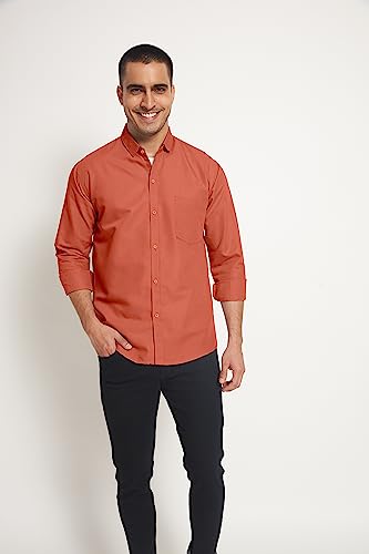 Image of SWADESI STUFF Ragular Fit Full Sleev Solid Casual Regular Fit Shirt For Men