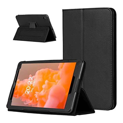 Headwolf FPad 1 �p �P�[�X �^�u���b�g�J�o�[ �ی�P�[�X �ylakivi�z �X�^���h�@�\�t�� ���^ ���y�� �S�ʕی� ����PU �X�N���b�`�΍� ���U�[ �ω��� �ϋv�� Headwolf FPad 1 �Ή� [�u���b�N]