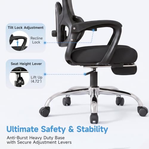 Humergo Ergonomic Office Chair w/ Footrest and Lumbar Support, 69.99 w/ 50% Off Code + 50% Off Code 00V744WF - image 8