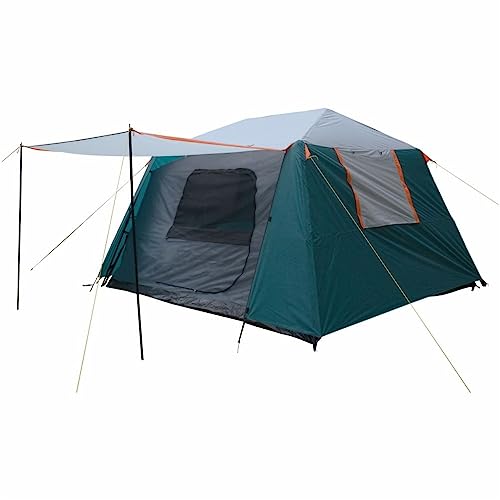 Nautika, Barraca de Camping Flash, 6 Pessoas com 3 Janelas e Mosquiteiro, Montagem Rápida, Reforçada, Coluna d’água de 3000 mm, Porta Objetos, Maior Amplitude, Circulação de Ar, Impermeável