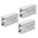 Produktbild vhbw 3X 9V-Akku Block Ersatz für 6F22, 6LR61 für Diverse Geräte (650mAh, 9V, Li-Ion), Ready-to-use, mit Micro USB Buchse
