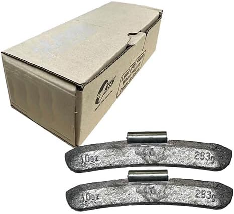 Generic I7 Wheel Weights Uncoated Lead Clip On (1 oz - 25 Qty)