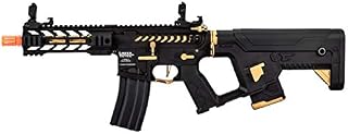 Enforcer Battle Hawk 7" Skeleton Airsoft AEG Rifle with Alpha Stock Gold 395 FPS