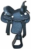 Farbe: schwarz AMKA Pony/Shetty Westernsattel schwarz für Kinder Ponysattel - Kindersattel 8 Zoll Western Saddle Pony