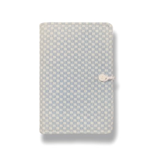 Carnet léger 6 anneaux A6 denim : planificateur et agenda minimaliste
