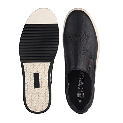 Image of Red Chief Slip On Non-Lace Up | Men's Formal Shoes for Office | Black | PU Sole | RC3846