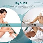 Bikini Trimmer for Women, YBLNTEK 2-in-1 Electric Razors for Women, Electric Lady Clipper Pubic Hair Groomer, Hair…