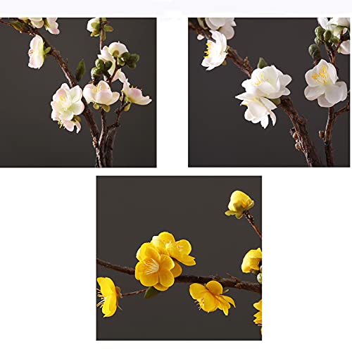 Fleurs artificielles décoratives bouquet prune de table