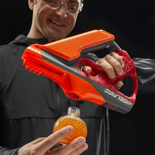 Image of Nerf Pro Gelfire Uproar Full Auto Blaster, 150 FPS, 10,000 Gelfire Rounds, 400 Round Hopper, Eyewear, Ages 14+