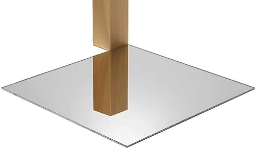 Miniatura 2 de DistinctAndUnique Hojas de plexiglás acrílico de espejo plateado de 18 pulgadas de grosor (0.118 in) de plástico con papel protector para letreros,