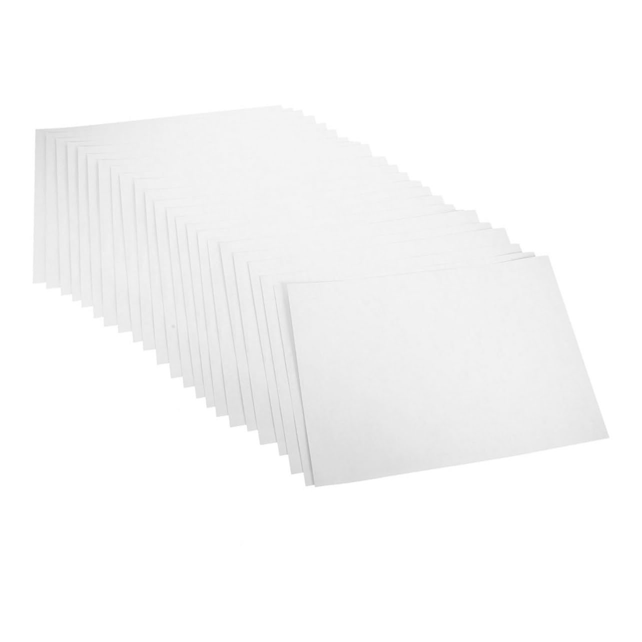 Holibanna 100hojas Papel Adhesivo para Impresión Adhesivas Papel de Etiquetas Adhesivas Imprimibles para Dirección y Organización Hogar o Oficina