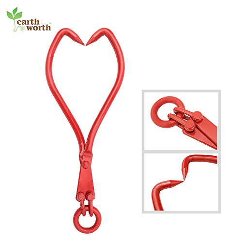 1922 Earth Worth | Skidding Swivel Tongs | 32 Inch | Red - Thumbnail 6