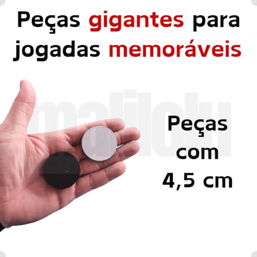 Jogo de Damas Gigante Tabuleiro Escolar Grande Tabuleiro 40x40cm