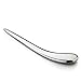 Natico Originals Non-Tarnishing Silver Contemporary Home and Office Desktop Letter Opener, Sleek Curved Edge Comfortable Grip, Paperweight (30-364)