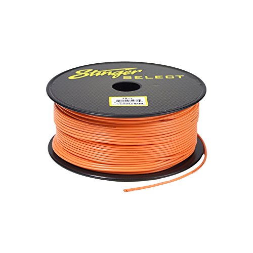 Stinger SSPW18OR Orange 18Ga Primary Wire Cable 1000'