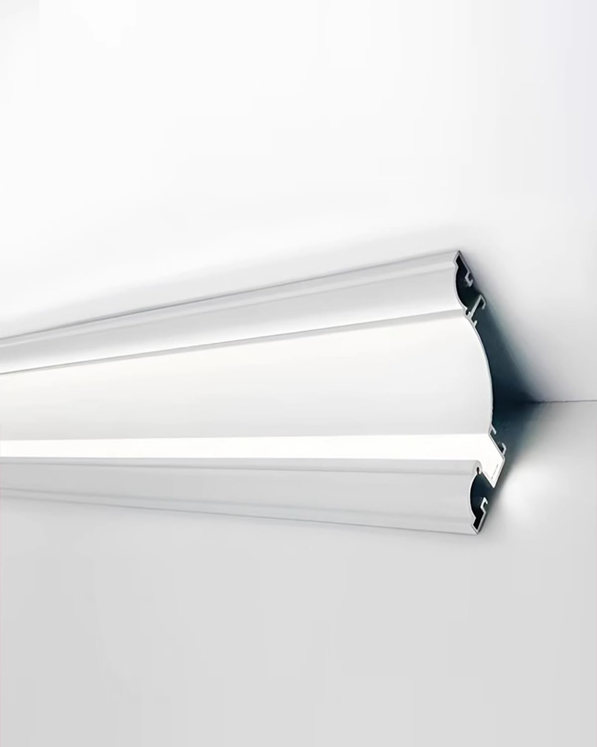 Led Profile Domowe Oświetlenie Led Pasek Dekoracyjny, Kuchnia/Patio/Sypialnia Sufity Podłoga Listwa Przypodłogowa Oświetlenie, Profil Listwy Przypodłogowej Komercyjnej do Użytku Wewnętrznego(200cm/7